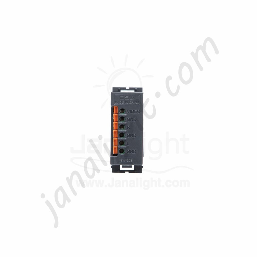 OSA بريزة فيديو اوديو اسود osa black audio vedio socket